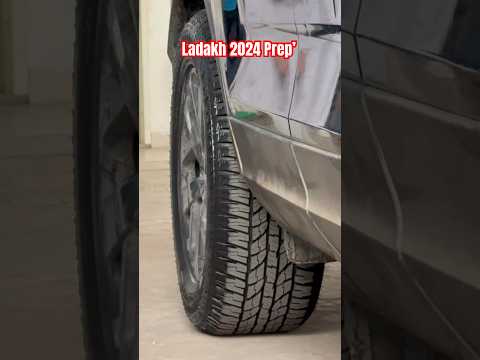 Tata Safari Tyres Upgraded to Yokohama Geolander AT #shorts #tatasafari #yokohama #automobile #short