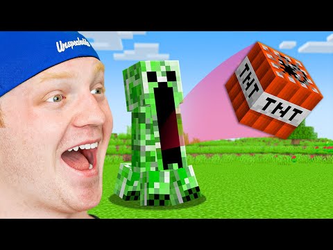 Minecraft, But Creepers Eat TNT