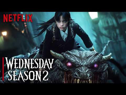 WEDNESDAY Season 2 Teaser (2025) With Jenna Ortega & Georgie Farmer