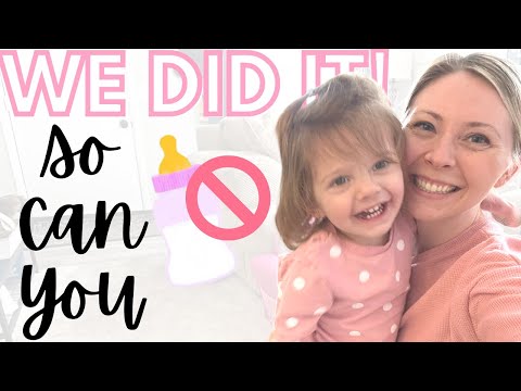 Weaning Toddler Off the Bottle IN ONE WEEK! (Gentle Method/Part 1)