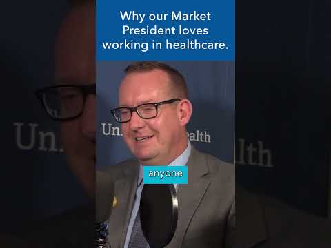 Why our market president loves working in healthcare #shorts