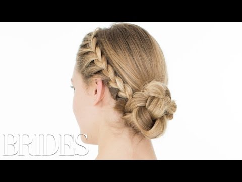 How to Create a Gorgeous Braided Bun for Your Wedding