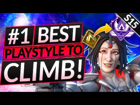 #1 BEST RANKED PLAYSTYLE to CLIMB in Season 15 - Predator Tips - Apex Legends Guide