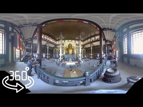 360° Walking tour Seidaiji Temple Echizen Great Buddha Japan[8K VR] 360° 散策 大師山清大寺 越前大仏 福井県勝山市