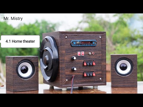 4.1 Home theater | Make Bluetooth Home theater system