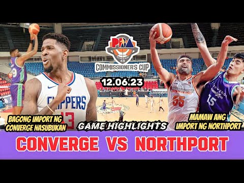 Converge vs NorthPort | Palakasan ng import | Game Highlights | 12.06.23