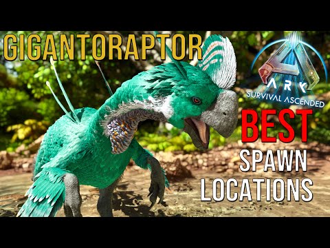 Gigantoraptor Spawn Locations & BEST Spots to Find | ARK: Survival Ascended