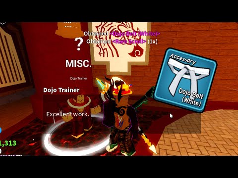 WHITE BELT "Dojo Trainer" - Blox Fruits Dragon Update