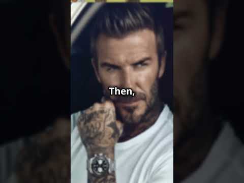 David Beckham's Inspiring Journey  #inspiration #unstoppablejourney #unstoppablespirit#football