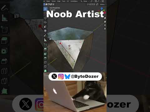 Noob vs Pro artist: Beveled Corners #blendertutorial #blender #blendercommunity #blender3d #b3d