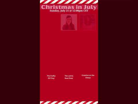 Christmas in July is only ONE week away! #shorts #christmasinjuly