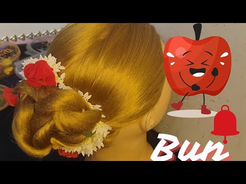 Typical Braid Bun Hair style for Every women||#viral#youtube#youtuber#trending #1000subscriber