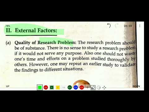 Factors influencing selection of research  | research methodology | research methodology lecture