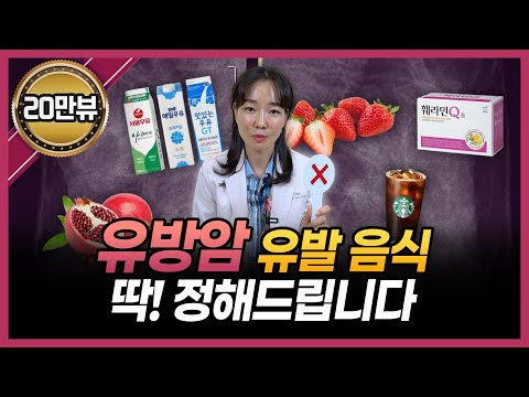 유방암을 폭발적으로 증가시키는 최악의 음식들 | 유방암 걱정없이 안심하고 먹어도 되는 음식들