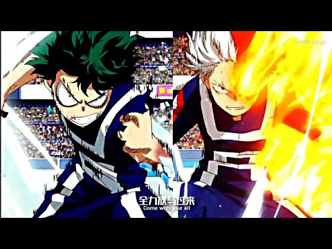 (나의 히어로 아카데미아 MAD #1) 토도로키 각성 VS 미도리야 이즈쿠 / (My Hero Academy, MAD#1) Todoroki Awakening VS Midoriya