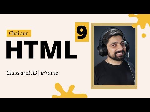 Class ID and iframe | HTML in Hindi