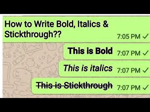 Whatsapp Text Trick