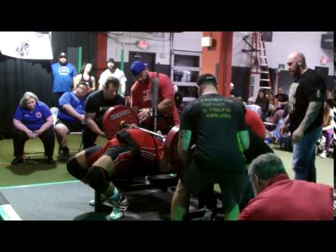 Lexington Plummer - 501 lb (227.5 kg) Bench Press