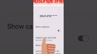 Secret setting। How to Show Captions in YouTube Videos #shorts