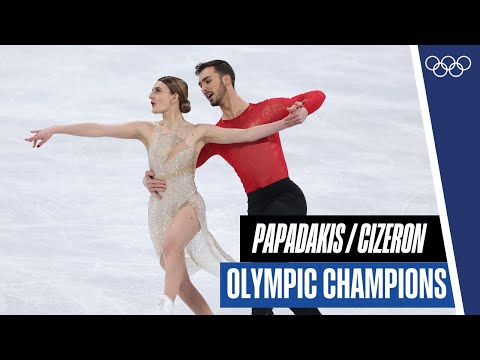 Olympic champions Papadakis & Cizeron retire! 🔙 Stunning ice dance at Beijing 2022! 🥇