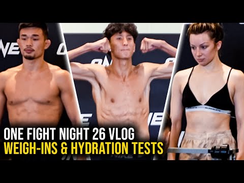 ONE Fight Night 26 Weigh-Ins Vlog 📹 Nabil vs. Petchtanong OFF, World Title Fights Official