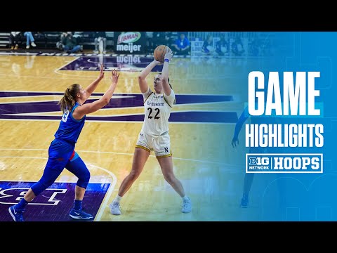 DePaul at Northwestern | Highlights | Big Ten WOmen's Basketball | 12/04/2024