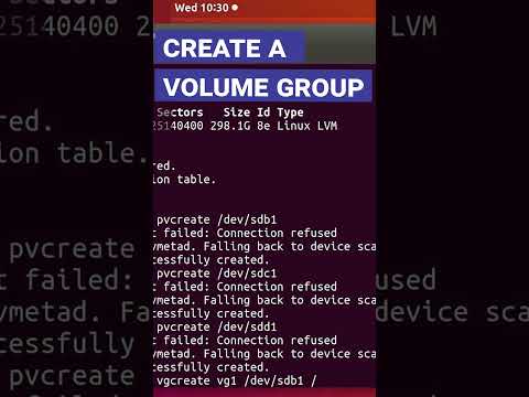 How to work with LVM - a logical volume manager - in a Linux operating system #shorts #short