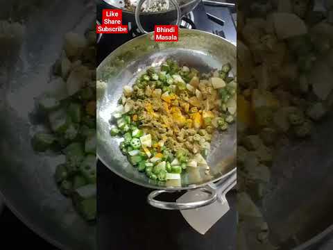 bhindi masala l bhindi masala recipe ..#bhindimasala #viral #youtubeshorts #foodshorts #shortvideo