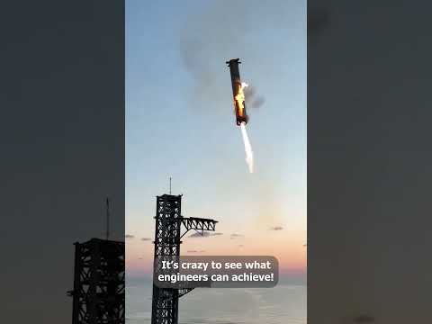 SpaceX reverse landing | caught a rocket mid-air like a chopstick