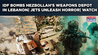 IDF Bombs Hezbollah's Weapons Depot in Lebanon| On Cam: RPGs, Anti-Tank Missiles| Terror Dens Gutted