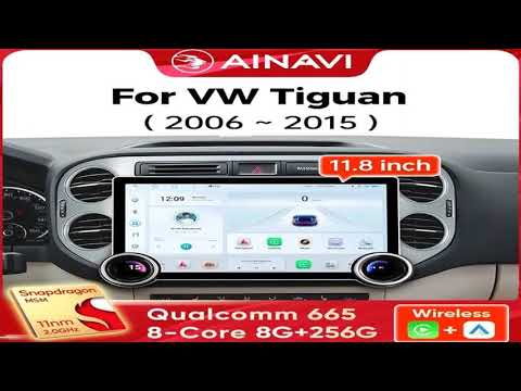 Ainavi 11.8inch Multimedia Player For Volkswagen VW Tiguan 2006 2010 2016 Golf Plus Carpla