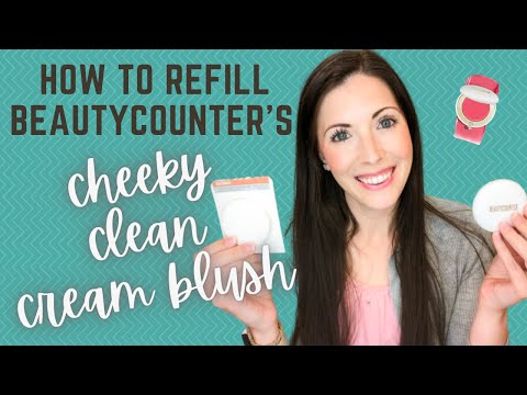 How to Swap out the Refill Cartridge in Beautycounter's Cheeky Clean Cream Blush