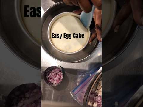 Easy Egg Cake| 1 Ingredient #musttry #watchthis #egg #cake