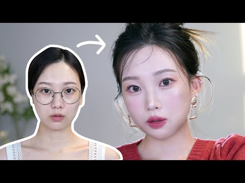 Transform into makeup that even your boyfriend can't recognize you. party makeup. Korean makeup