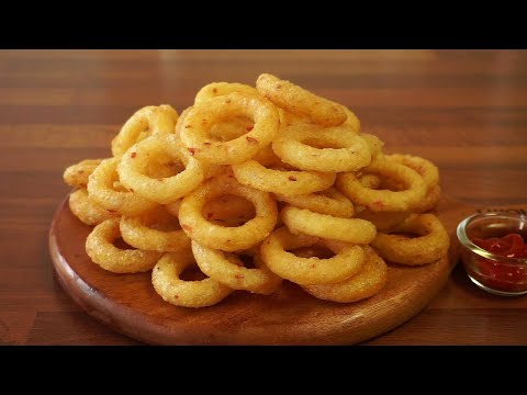 Easy Potato Rings Recipes! Crispy French Fries ! Potato Recipes ! Potato Snack