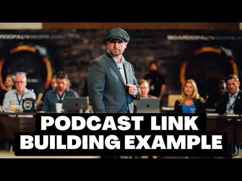 Podcast Link Building Example with Dr. Brett Lane