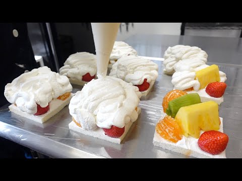 Japan's lifetime cream A large amount of popular fruit sandwich