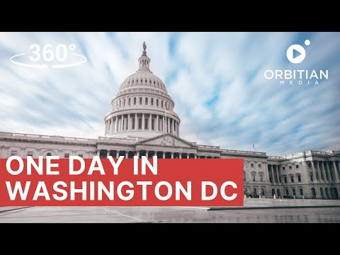 One Day in Washington DC Trailer - VR/360° guided city tour (8K resolution)