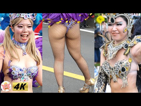 【4K】ウニアン紫姫＆黒姫　たたら祭り 2024 #6 Samba in Japan　2024