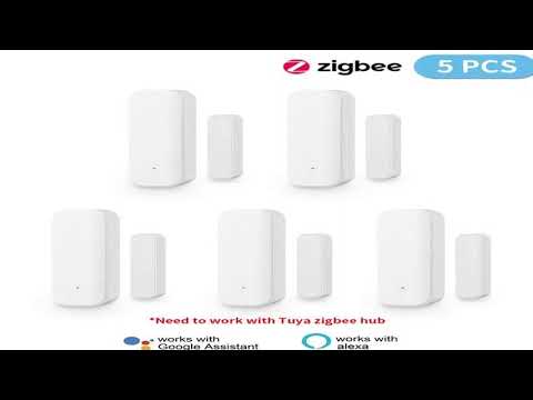 Tuya Zigbee Door Sensor and Smart Life Window Magnetic Sensor Detector Wireless