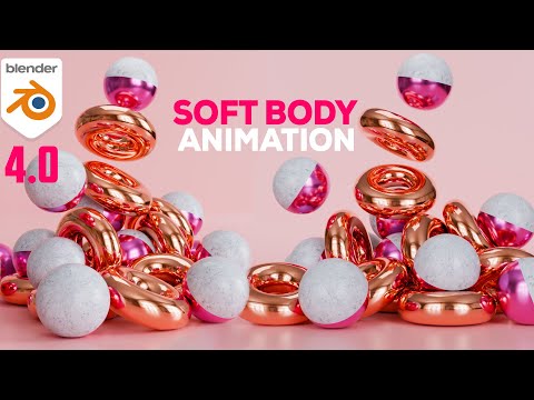 Blender Tutorial - Soft Body Physics in this Blender beginner