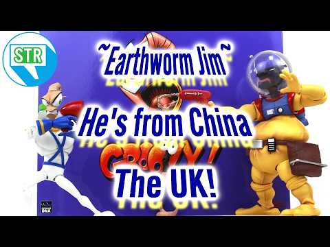 🪱🐦‍Bought from China, UK FIGURES?! 🐦‍🪱 Premium DNA Earthworm Jim Unboxing