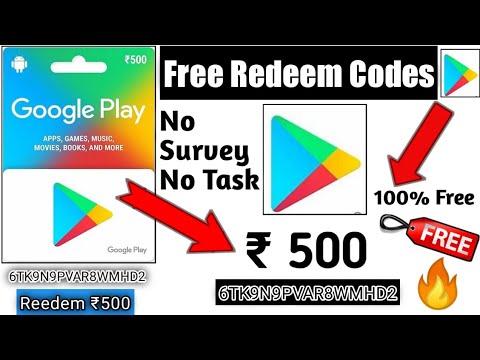 🤑 Live Proof | How to get free google play redeem code | free me redeem code kaise le | 100% Free