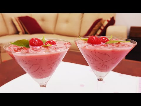 Beetroot Custard Pudding | 10 min Easy Dessert with Vermicelli/Semiya