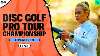 2024 Disc Golf Pro Tour Championship | FPO FINALF9 | Scoggins, Gannon, Tattar, Saarinen | JomezPro