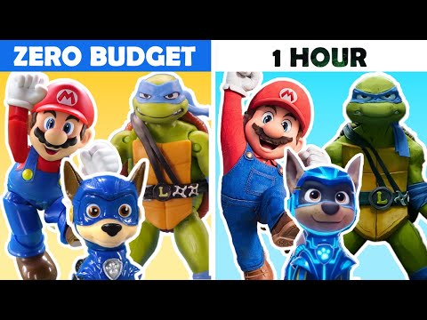 ULTIMATE 1 Hour Movies With ZERO BUDGET! Mario, TMNT, Elemental Compilation