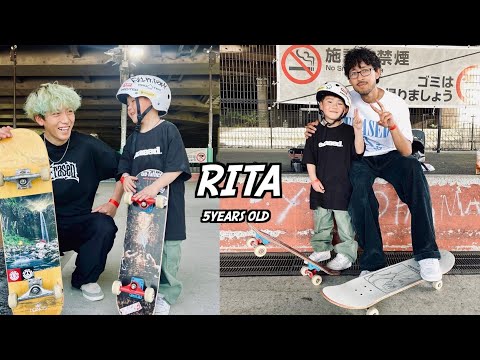 RITA  ISHIZUKA 5YO Skater /東京でエックスゲームを見て来たよ！～I've seen X games in Tokyo!～