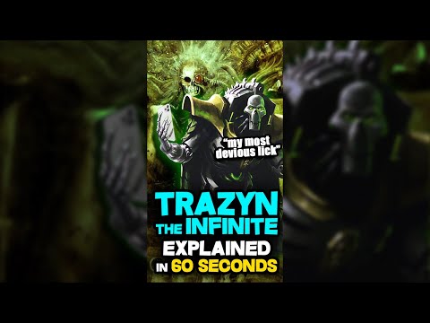 TRAZYN THE INFINITE explained in 60 SECONDS - Warhammer 40k Lore #warhammer40klore #warhammer40kmeme