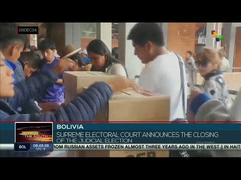 Bolivia, Supreme Electoral Court announces the closing of the judicial election