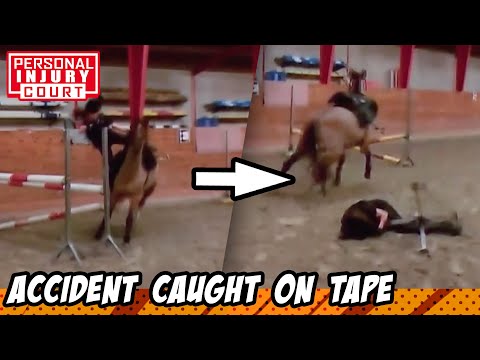 Horse Riding Accident Caught On Tape! | Personal Injury Court